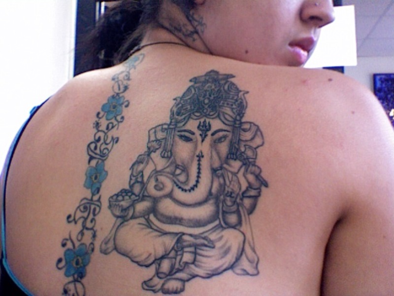 image gallary beautiful hindu tattoo designs 103977 Татуировки: бог Ганеша